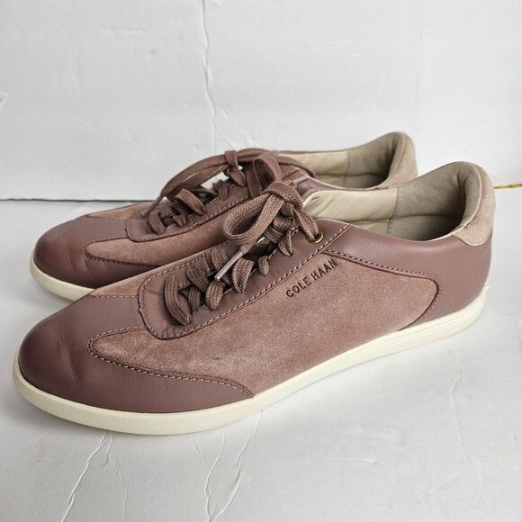 Cole Haan Shoes - COLE HAAN‎ Burlwood Grand Crosscourt Suede Leather Sneaker 8 Mauve Purple Light